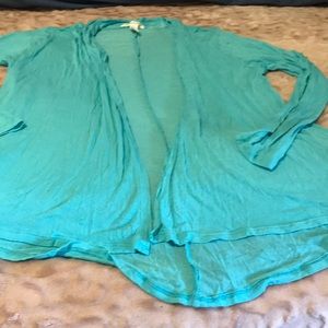 Turquoise cardigan